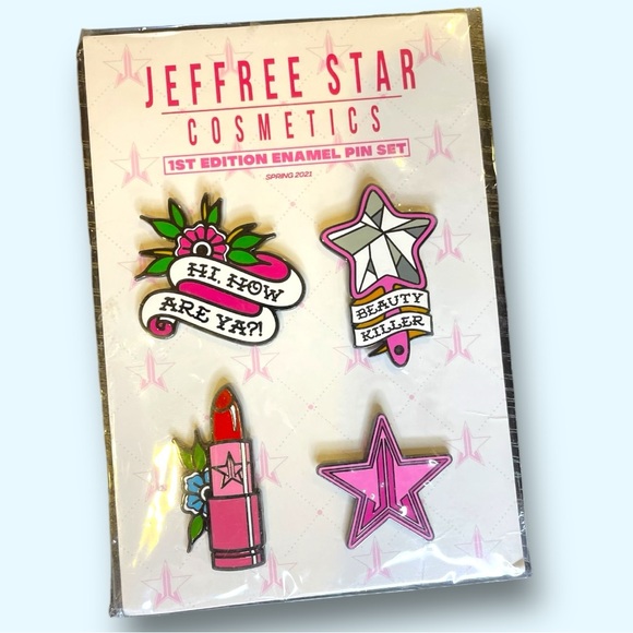 Jeffree Star ⭐️ 1ST Edition Enamel Pin Set - Picture 1 of 3